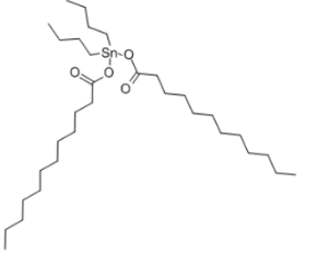 Dibutyltin dilaurate Structure Dibutyltin dilaurate Structure