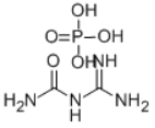 Guanylurea phosphate Structure