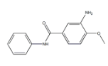 3-Amino-4-methoxybenzanilide Structure