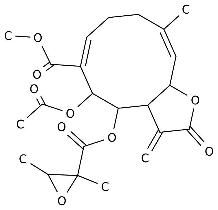 Метиловый (3aS,4S,5S,6E,10E,11aR)-5-(acetyloxy)-4-[[[(2R,3R)-2,3-dimethyl-2-oxiranyl]carbonyl]oxy]-2,3,3a,4,5,8,9,11a-octahydro-10-methyl-3-methylene-2-oxocyclodeca[b]furan-6-carboxylate в России