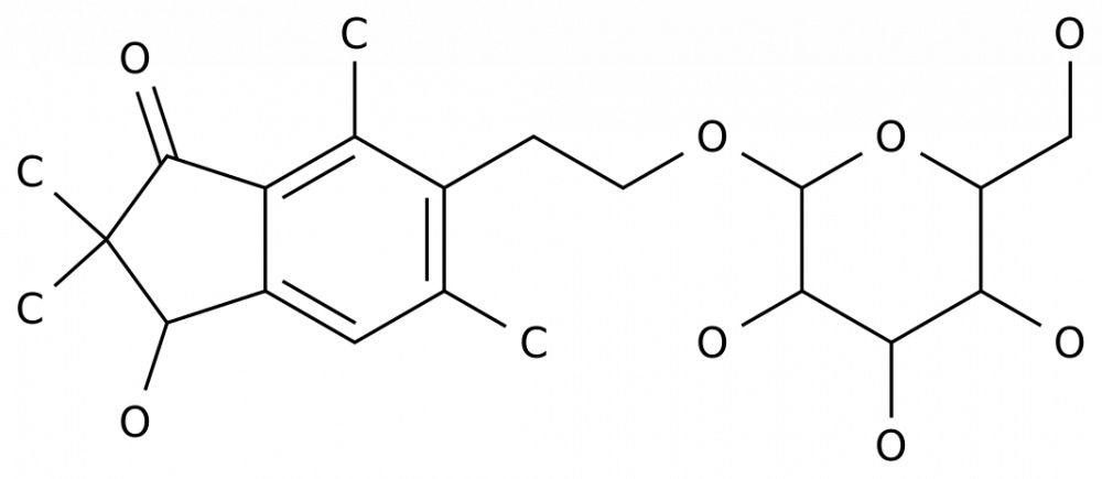 (3S)-6-[2-(β-D-глюкопиранозилокси) этил]-2,3-дигидро-3-гидрокси-2,2,5,7-тетраметил-1Н-инден-1-он в России