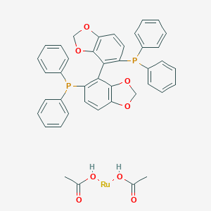 (OC-6-22)-Bis(acetato-kO,kO')[(4R)-1,1'-[4,4'-bi-1,3-benzodioxole]-5,5'-diylbis[1,1-diphenylphosphine-kP]]ruthenium в России
