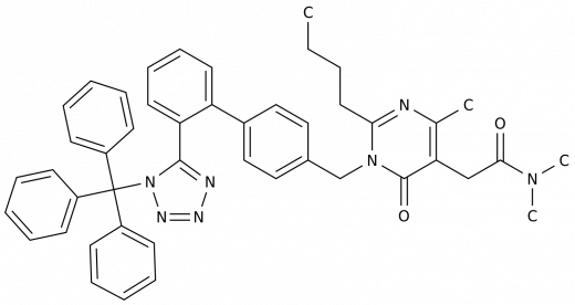 2-Butyl-1,6-dihydro-N,N,4-trimethyl-6-oxo-1-[[2'-[1-(triphenylmethyl)-1H-tetrazol-5-yl][1,1'-biphenyl]-4-yl]methyl]-5-pyrimidineacetamide в России